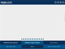 Tablet Screenshot of parkhayat.com